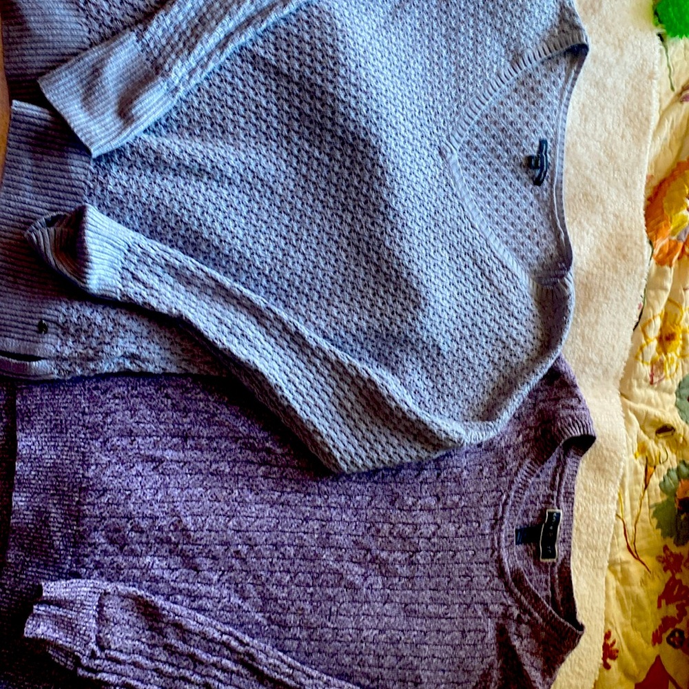 Two sweaters very soft loose fit knit
